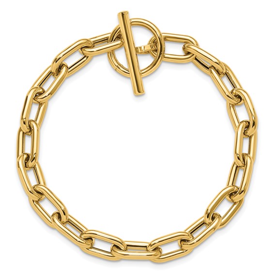 Leslie's 14K Polished Fancy Toggle Link Bracelet
