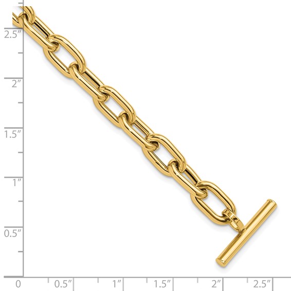 Leslie's 14K Polished Fancy Toggle Link Bracelet