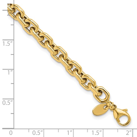 Leslie's 14K Polished Fancy Link Bracelet
