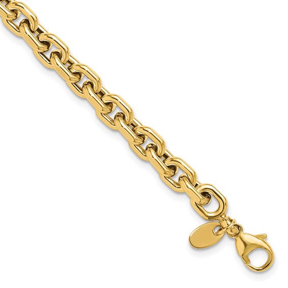 Leslie's 14K Polished Fancy Link Bracelet