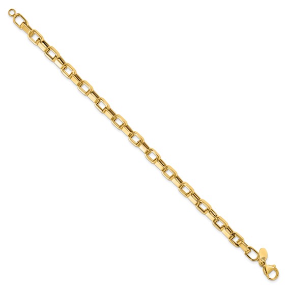 Leslie's 14K Polished Fancy Link Bracelet
