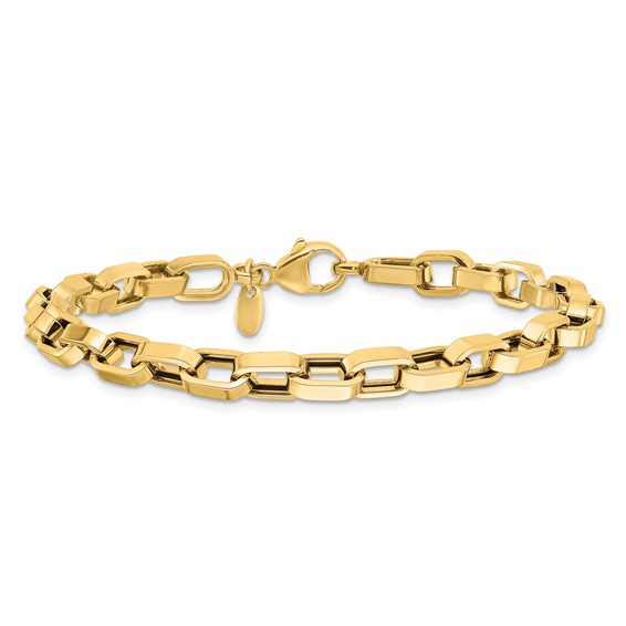 Leslie's 14K Polished Fancy Link Bracelet