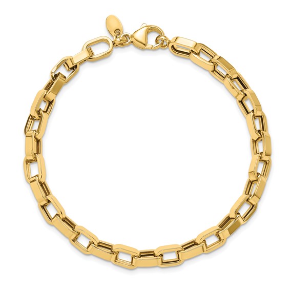 Leslie's 14K Polished Fancy Link Bracelet