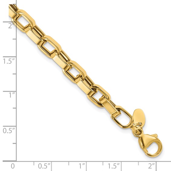 Leslie's 14K Polished Fancy Link Bracelet