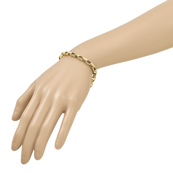 Leslie's 14K Polished Fancy Link Bracelet