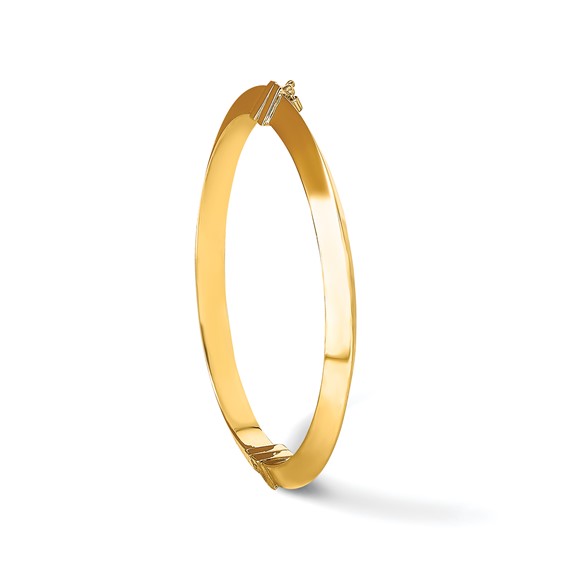 Leslie's 14K Polished Hinged Bangle