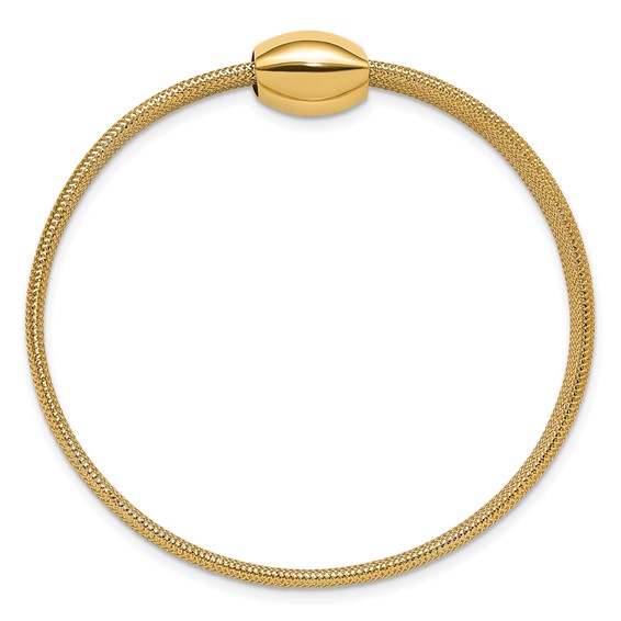 Leslie's 14K Mesh Slip-on Stretch Bracelet