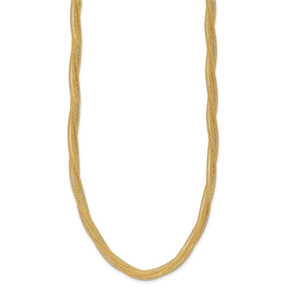 Leslie's 14K Mesh Twist Stretch Necklace