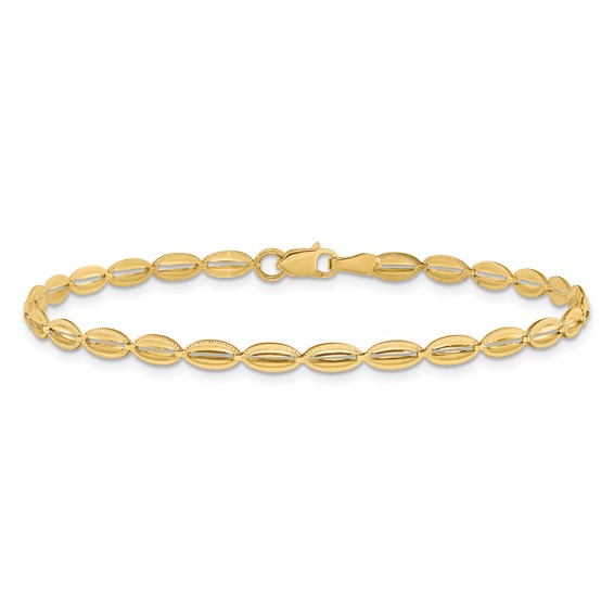 Leslie's Gold Fancy Link Bracelets