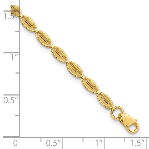 Leslie's Gold Fancy Link Bracelets