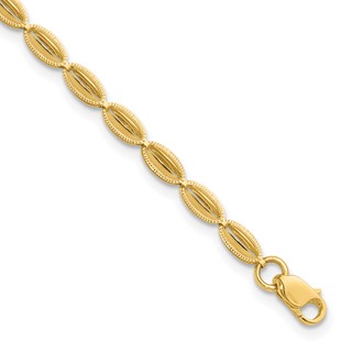 Leslie's Gold Fancy Link Bracelets