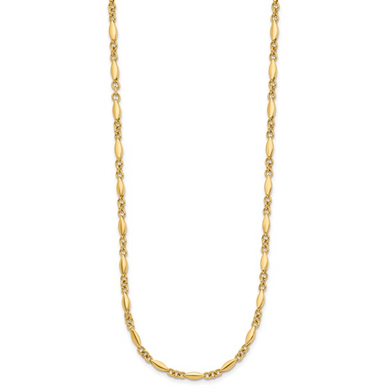 Leslie's 14K Polished Fancy Link Necklace