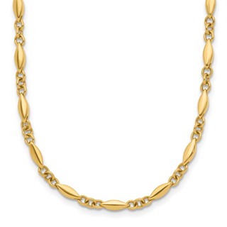 Leslie's 14K Polished Fancy Link Necklace