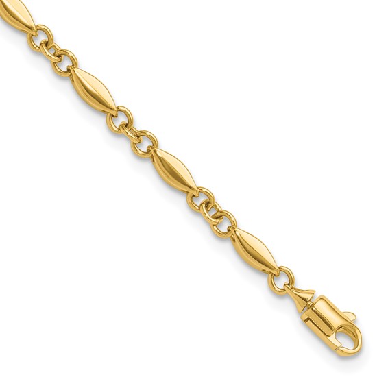 Leslie's 14K Polished Fancy Link Bracelet