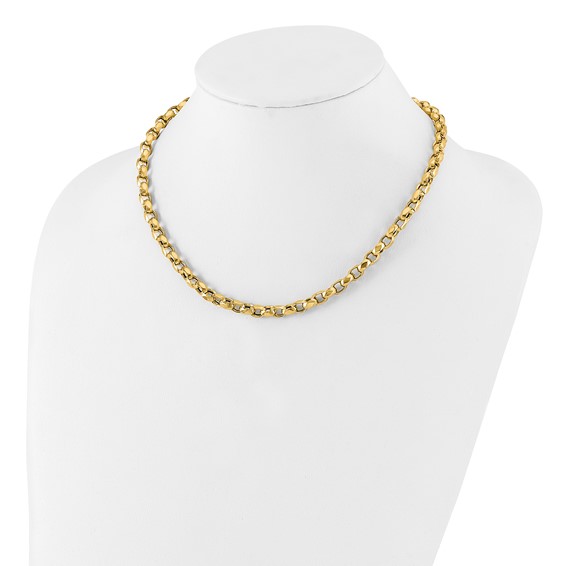 Leslie's 14K Polished Fancy Link Necklace