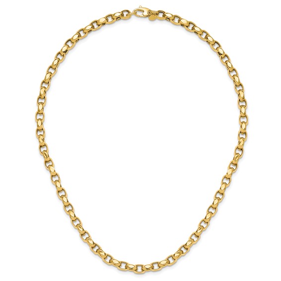 Leslie's 14K Polished Fancy Link Necklace