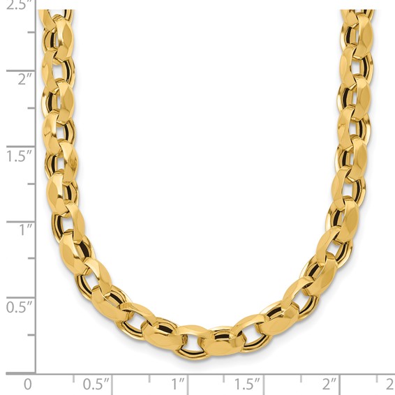 Leslie's 14K Polished Fancy Link Necklace