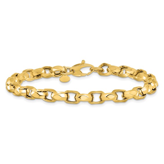 Leslie's 14K Polished Fancy Link Bracelet