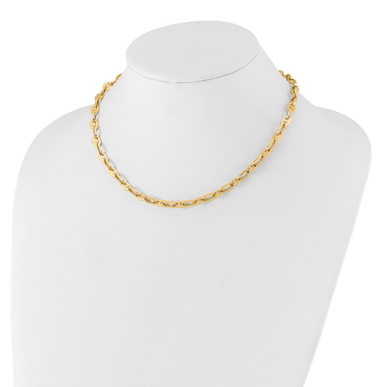Leslie's 14K Polished Fancy Link Necklace