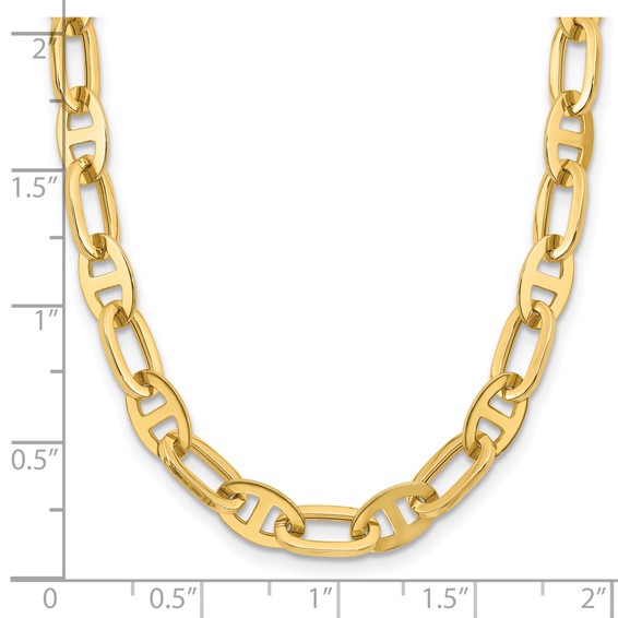 Leslie's 14K Polished Fancy Link Necklace
