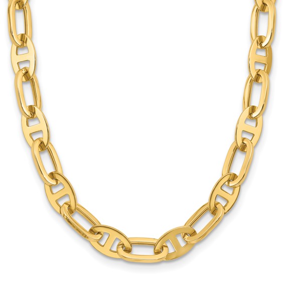 Leslie's 14K Polished Fancy Link Necklace