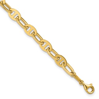 Leslie's 14K Polished Fancy Link Bracelet