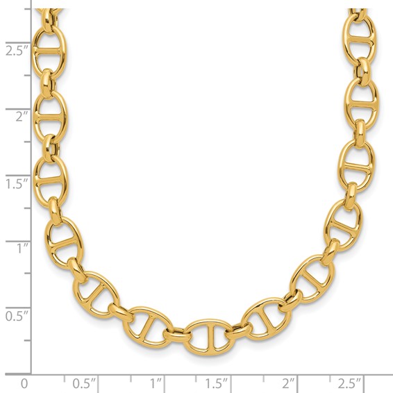 Leslie's 14K Polished Fancy Link Necklace