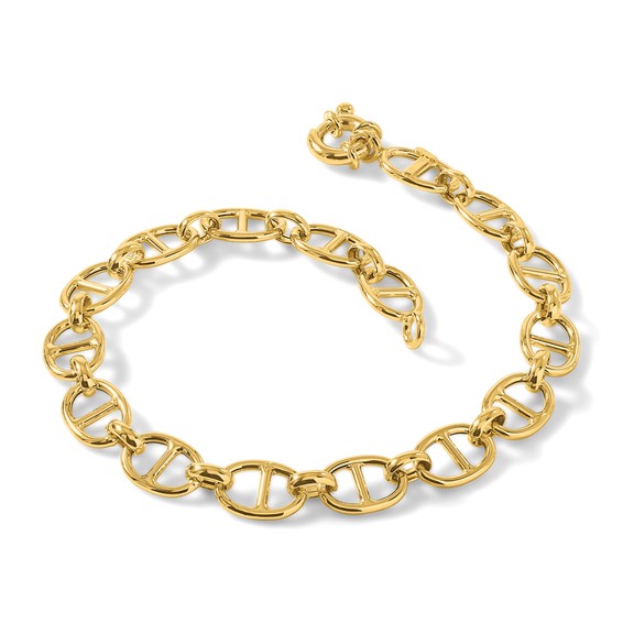 Leslie's 14K Polished Fancy Link Bracelet