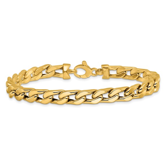 Leslie's 14K Polished Men's Link Bracelet