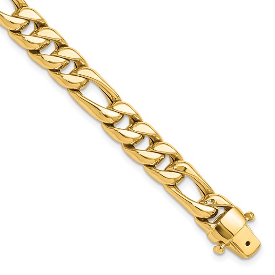 Leslie's 14K Polished Fancy Figaro Link Bracelet