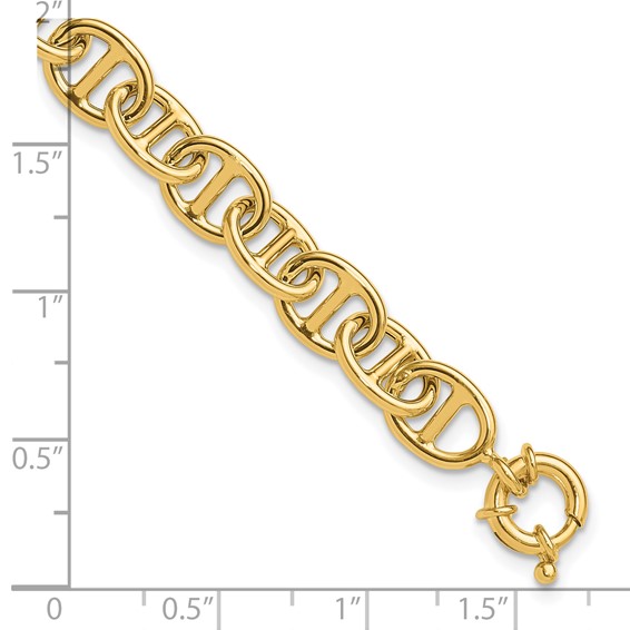 Leslie's 14K Polished Fancy Link Bracelet