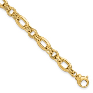 Leslie's 14K Polished Fancy Link Bracelet