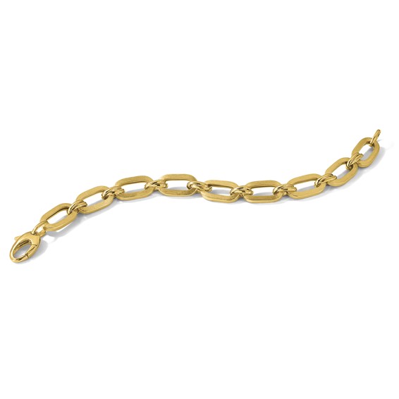 Leslie's 14K Polished and Satin Fancy Link Bracelet