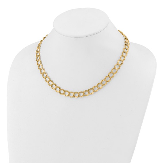 Leslie's 14K Polished Fancy Link Necklace