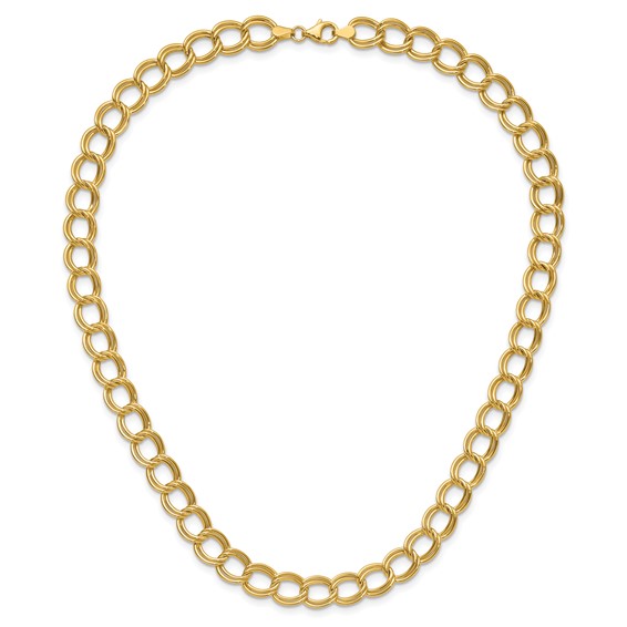 Leslie's 14K Polished Fancy Link Necklace