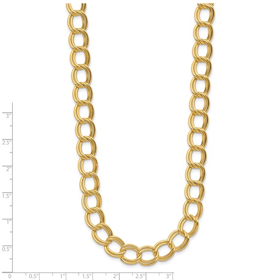 Leslie's 14K Polished Fancy Link Necklace