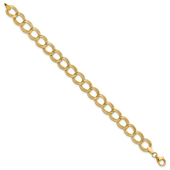 Leslie's 14K Polished Fancy Link Bracelet
