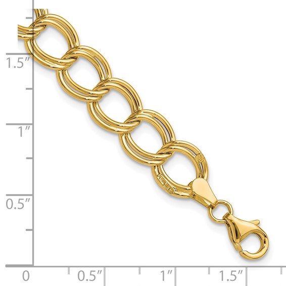 Leslie's 14K Polished Fancy Link Bracelet