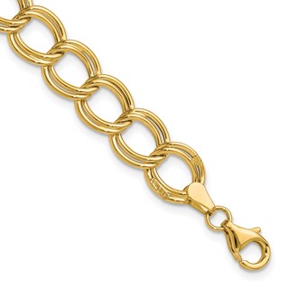 Leslie's 14K Polished Fancy Link Bracelet
