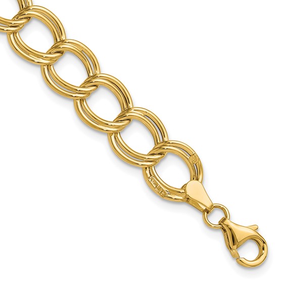 Leslie's 14K Polished Fancy Link Bracelet
