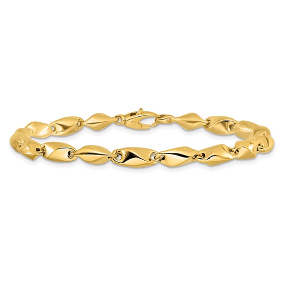 Leslie's 14k Polished Fancy Link Bracelet