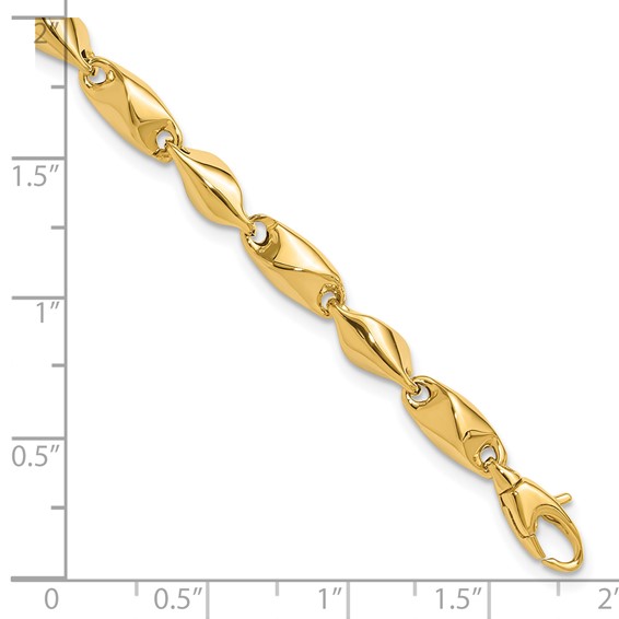 Leslie's 14k Polished Fancy Link Bracelet