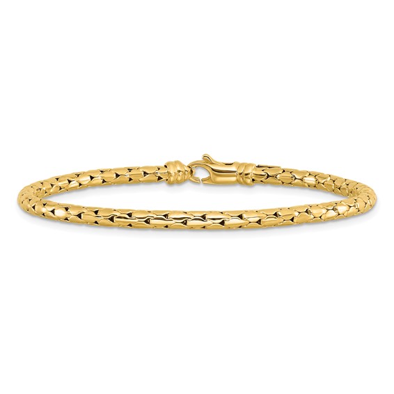 Leslie's 14K Polished Fancy Bracelet