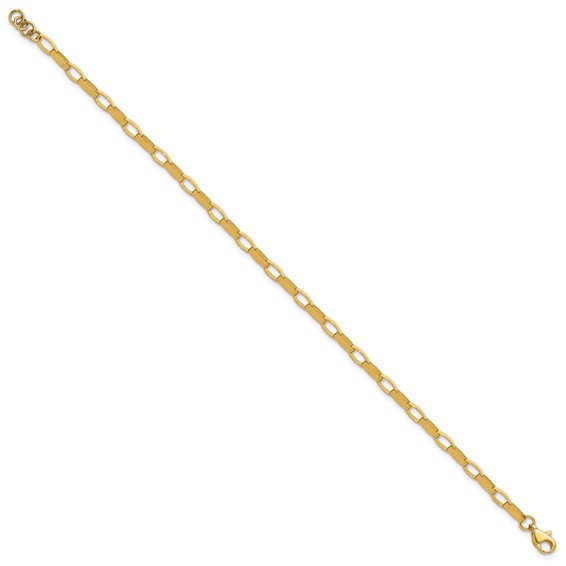 Leslie's 14K Polished Fancy Link with .5in ext. Bracelet