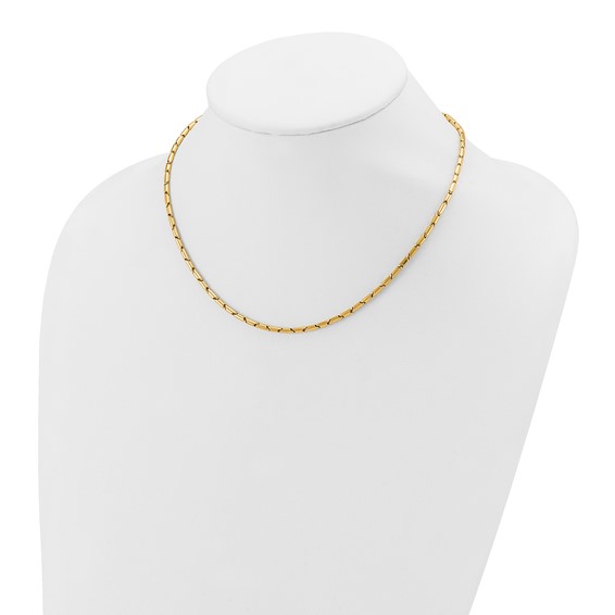 Leslie's 14K Polished Fancy Link Necklace
