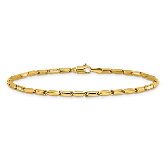 Leslie's 14K Polished Fancy Link Bracelet