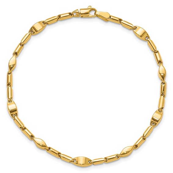 Leslie's 14K Polished Fancy Link Bracelet