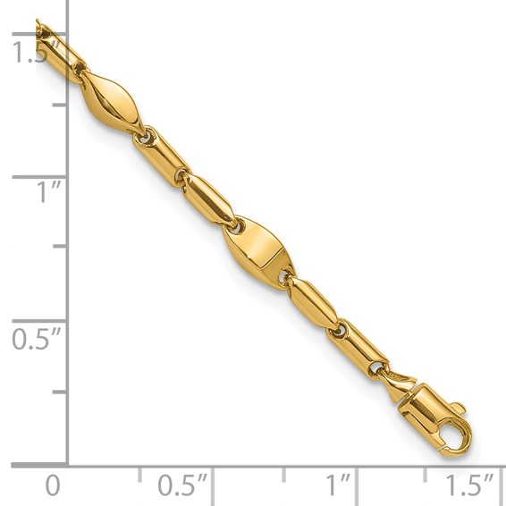 Leslie's 14K Polished Fancy Link Bracelet