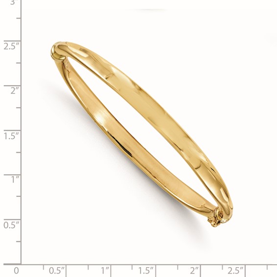 Leslie's 14K Polished Hinged Bangle