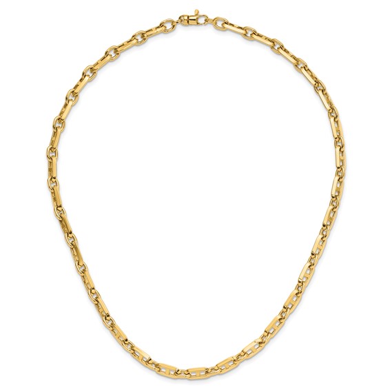 Leslie's 14K Polished Fancy Link Necklace